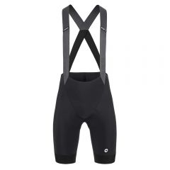 Assos MILLE GT C2 moške kratke kolesarske hlače z naramnicami črne