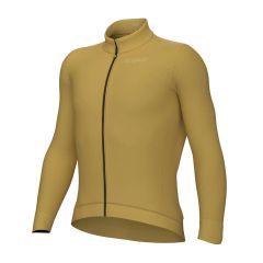 Ale FOLLOW ME moška kolesarska termo majica z dolgimi rokavi rumena