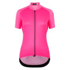 Assos UMA GT C2 EVO Fluo Pink ženska kolesarska majica roza
