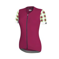 Dotout DOTS ženska kolesarska majica roza/zelena