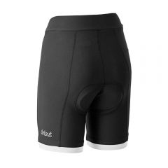 Dotout INSTINCT ženske kolesarske kratke hlače brez naramnic črne/bele