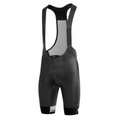Dotout TEAM 2.0 moške kolesarske kratke hlače z naramnicami črne/bele