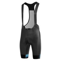 Dotout TEAM 2.0 moške kolesarske kratke hlače z naramnicami črne/modre