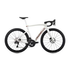 Pinarello F7 Disk Shimano Ultegra Di2 Most Ultrafast Alabaster White Shiny cestno kolo belo