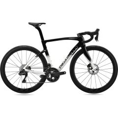 Pinarello F7 Disk Shimano Ultegra Di2 Most Ultrafast Lunar White cestno kolo črno/belo