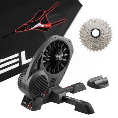 Elite DIRETO XR-T interaktivni kolesarski trenažer + zadnji veržniki Shimano 105 + podloga FOLDING MAT + znojnik PROTEC+